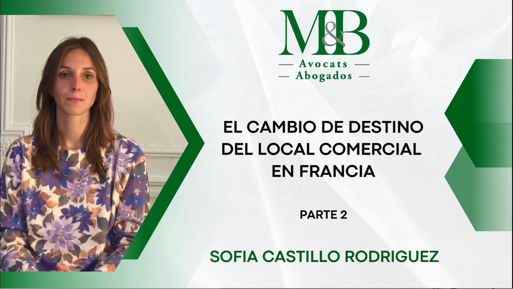 El cambio de destino del local comercial en Francia - Parte 2